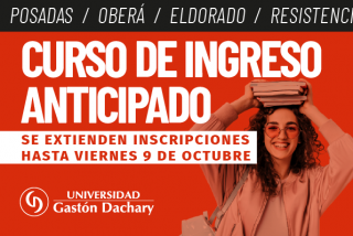 Continúan abiertas las inscripciones para los Cursos de Ingreso Anticipado 2027 de la UGD