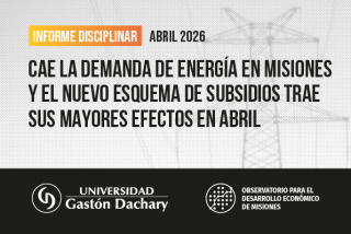 El nuevo informe del ODEM analiza la demanda energética y la modificación de tarifas en la provincia de Misiones