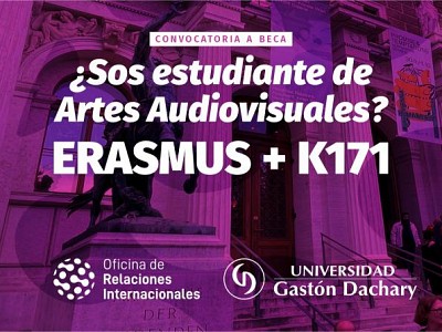 Beca Erasmus: Convocatoria abierta a estudiantes de Artes Audiovisuales